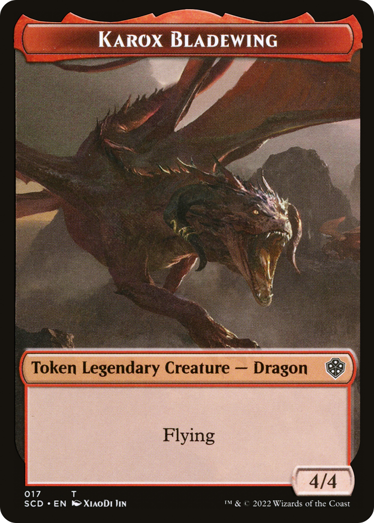 Karox Bladewing (TSCD-017) [Tokens] Starter Commander Deck Tokens MTG Single Wizards of the Coast