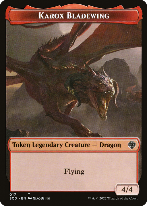 Karox Bladewing (TSCD-017) [Tokens] Starter Commander Deck Tokens MTG Single Wizards of the Coast