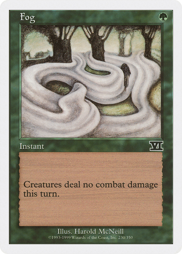 Fog (6ED-230) [Classic Sixth Edition] MTG Single Wizards of the Coast