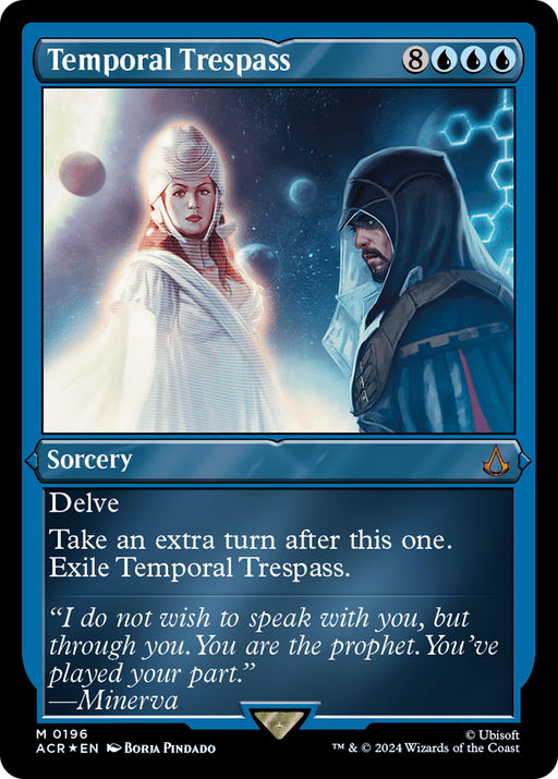 Temporal Trespass (ACR-196) [Assassin's Creed] Etched Foil MTG Single Wizards of the Coast