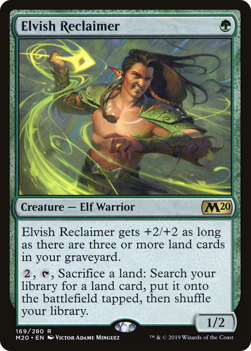 Elvish Reclaimer (M20-169) [Core Set 2020] MTG Single Wizards of the Coast