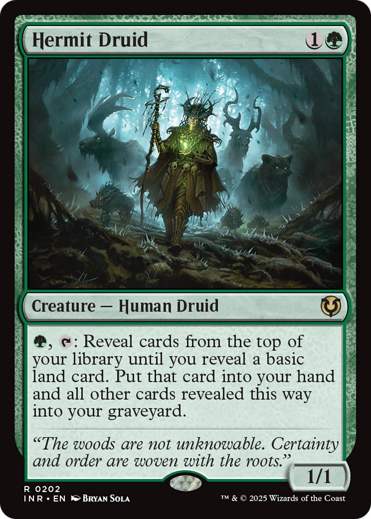 Hermit Druid (INR-202) [Innistrad Remastered] Foil MTG Single Wizards of the Coast