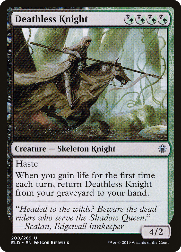 Deathless Knight (ELD-208) [Throne of Eldraine] MTG Single Wizards of the Coast