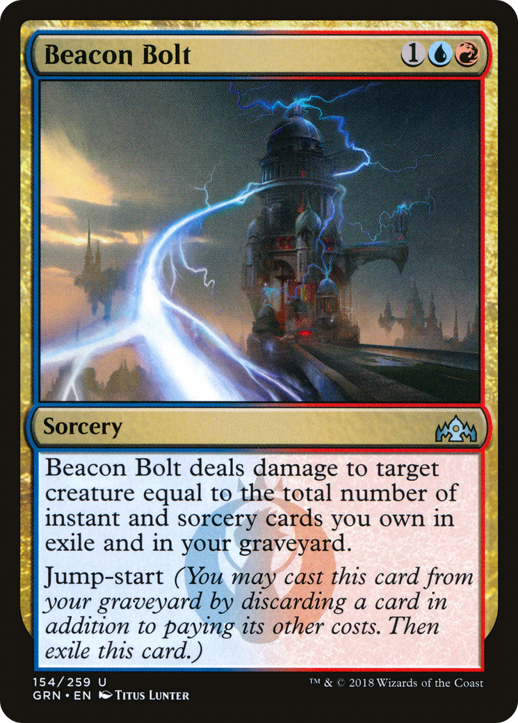 Beacon Bolt (GRN-154) [Guilds of Ravnica] Foil MTG Single Wizards of the Coast