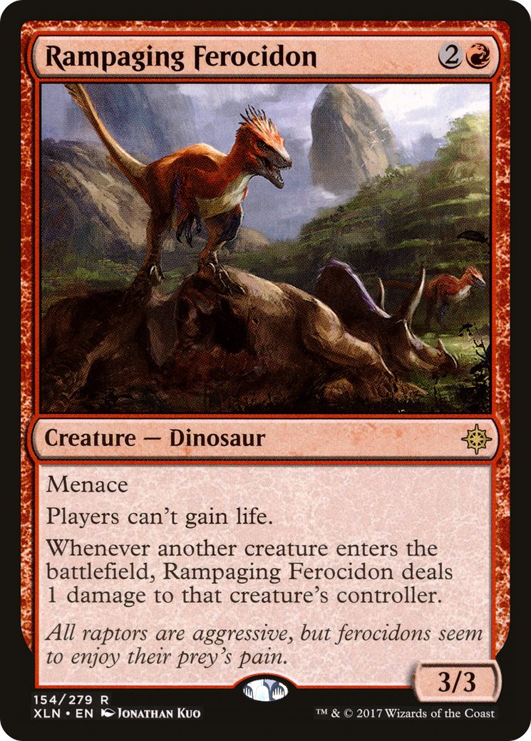 Rampaging Ferocidon (XLN-154) [Ixalan] MTG Single Wizards of the Coast