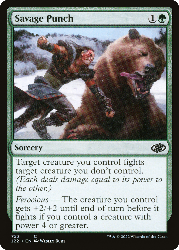 Savage Punch (J22-723) [Jumpstart 2022] MTG Single Wizards of the Coast
