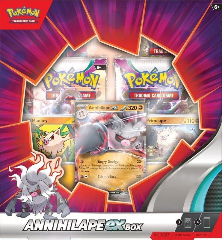 Pokémon Annihilape ex Box Pokemon Sealed Pokémon   