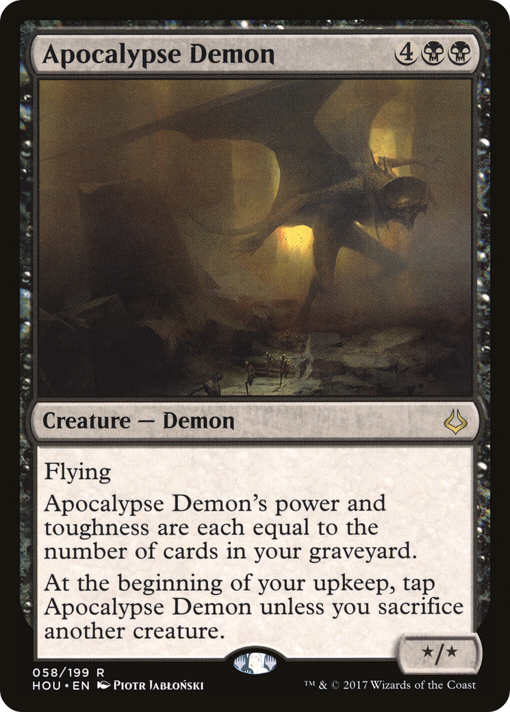 Apocalypse Demon (HOU-058) [Hour of Devastation] Foil MTG Single Wizards of the Coast
