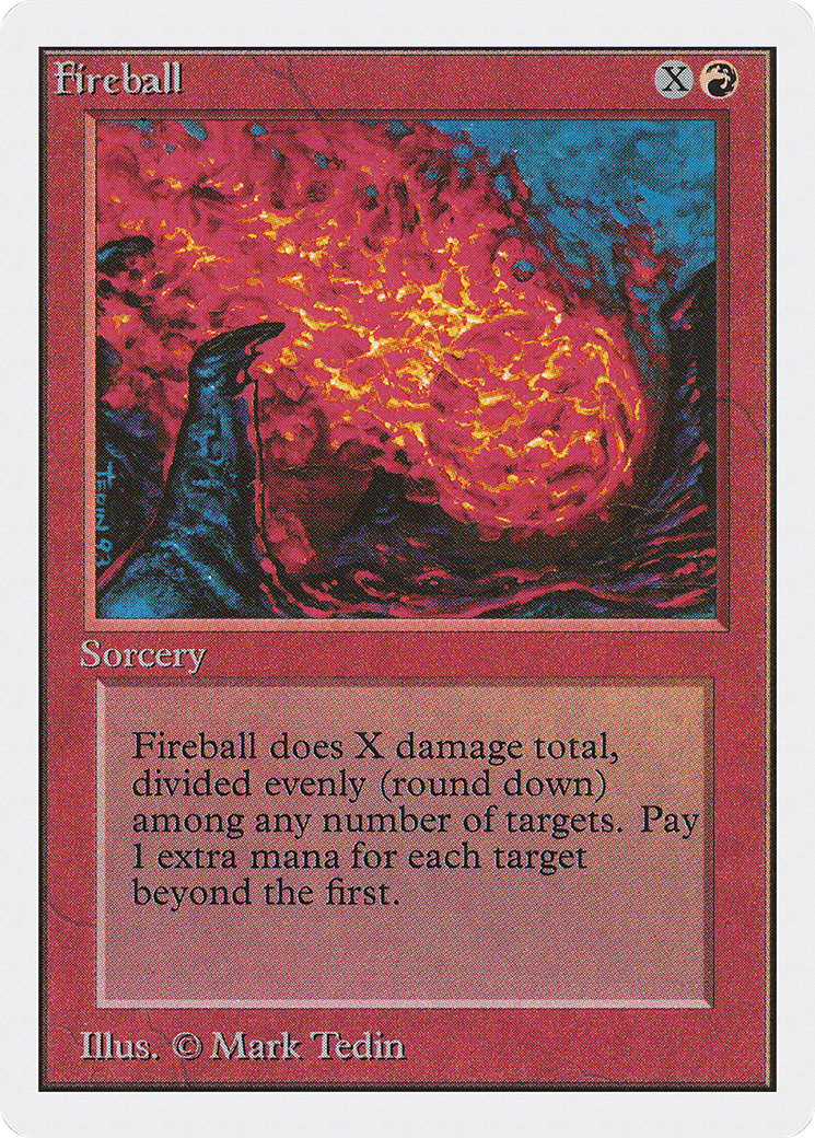 Fireball (2ED-150) [Oldschool] Unlimited Edition MTG Single Wizards of the Coast