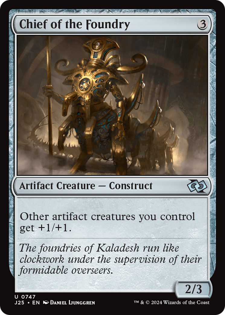 Chief of the Foundry (J25-747) [Foundations Jumpstart] MTG Single Wizards of the Coast