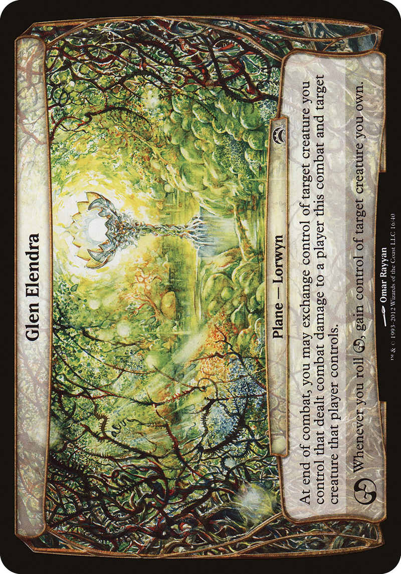 Glen Elendra (Planechase 2012) (OVER-016) [Oversized] Planechase 2012 Planes MTG Single Wizards of the Coast