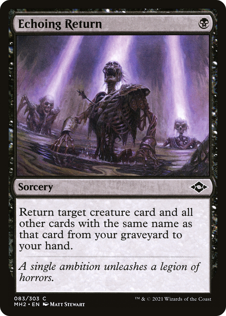 Echoing Return (MH2-083) [Modern Horizons 2] Foil MTG Single Wizards of the Coast