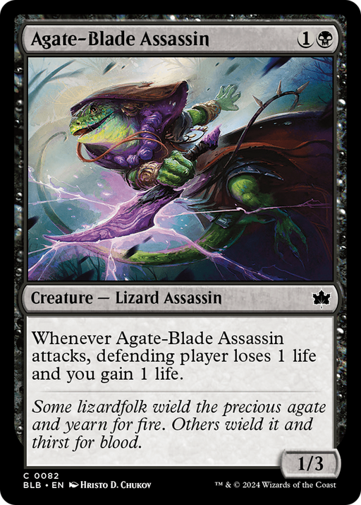 Agate-Blade Assassin (BLB-082) [Bloomburrow] MTG Single Wizards of the Coast