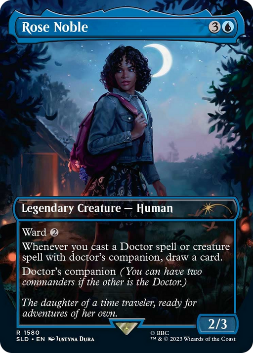 Rose Noble (SLD-1580) [Secret Lair] Drop (Borderless) Foil MTG Single Wizards of the Coast