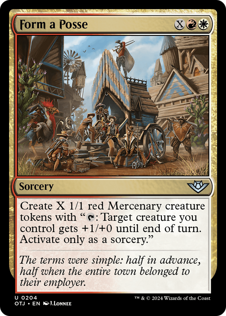 Form a Posse (OTJ-204) [Outlaws of Thunder Junction] MTG Single Wizards of the Coast