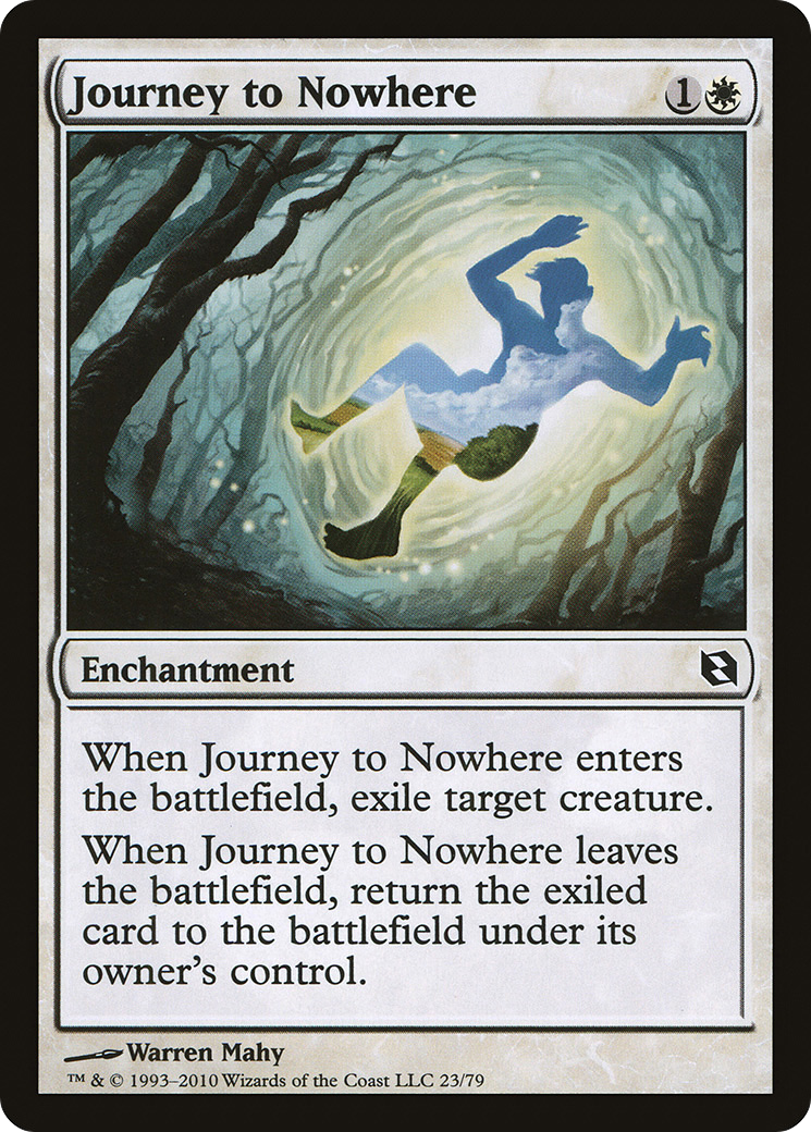 Journey to Nowhere (DDF-023) [Misc] Duel Decks: Elspeth vs. Tezzeret MTG Single Wizards of the Coast