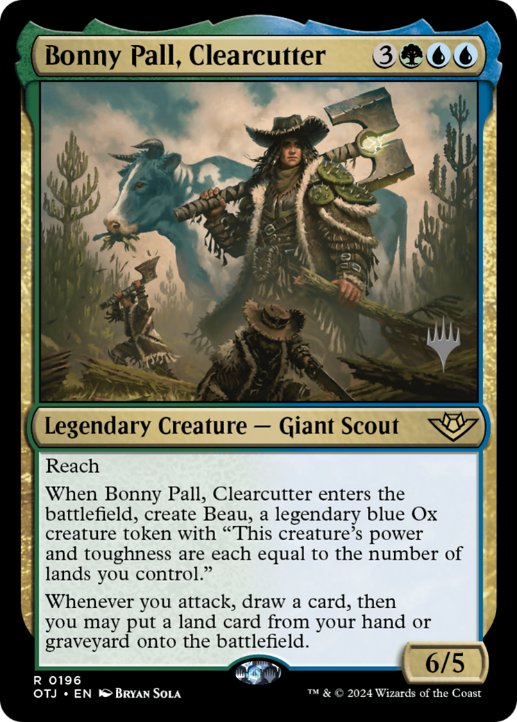 Bonny Pall, Clearcutter (PPOTJ-196) [Outlaws of Thunder Junction Promos] Foil MTG Single Wizards of the Coast