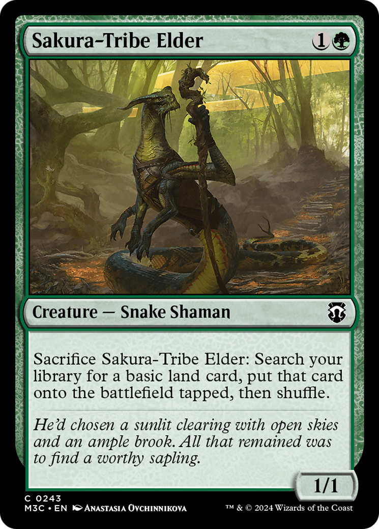 Sakura-Tribe Elder (M3C-243) [Modern Horizons 3 Commander] MTG Single Wizards of the Coast