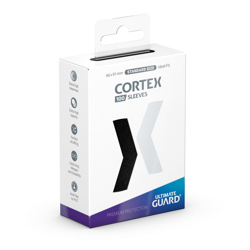 Ultimate Guard - 100ct Cortex Sleeves Std Size Black Card Sleeves Ultimate Guard
