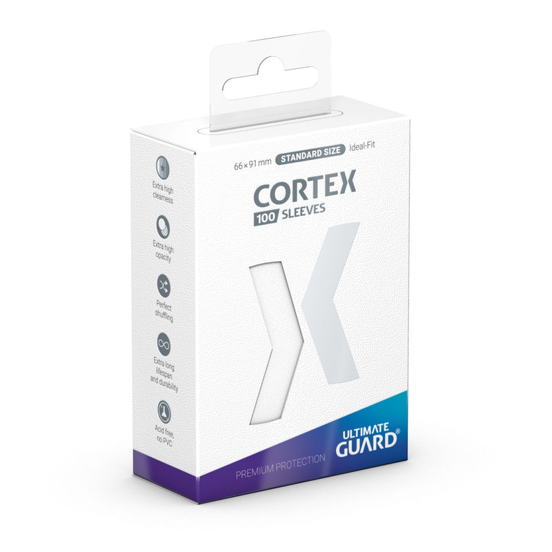 Ultimate Guard - 100ct Cortex Sleeves Std Size Glossy White Card Sleeves Ultimate Guard