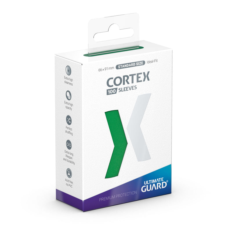 Ultimate Guard - 100ct Cortex Sleeves Std Size Green Card Sleeves Ultimate Guard