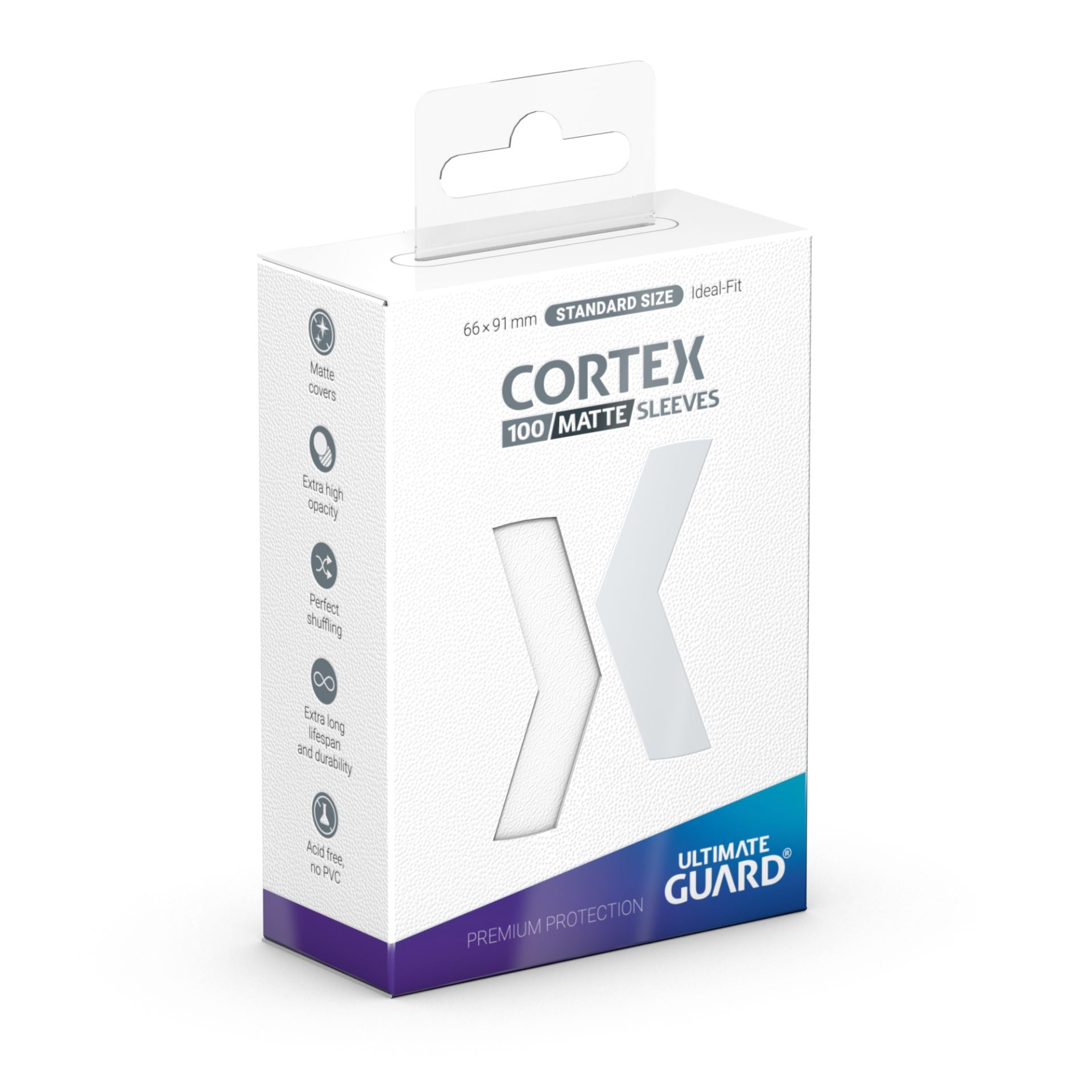 Ultimate Guard: Cortex Standard Sleeves - Matte White 100Ct Card Sleeves Ultimate Guard