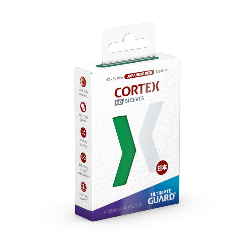 Ultimate Guard - 60ct Cortex Sleeves Japanese Size Green Card Sleeves Ultimate Guard