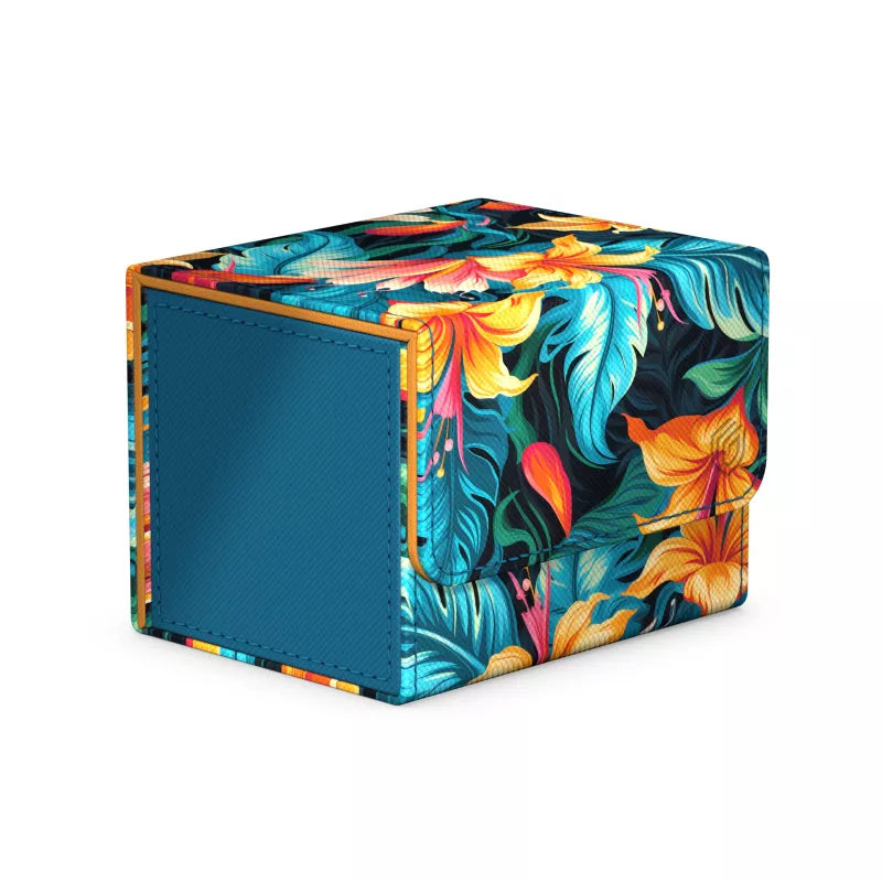 Ultimate Guard: Sidewinder 100+ - "Tulum Blue" Floral Places 2 Deck Boxes & Storage Ultimate Guard