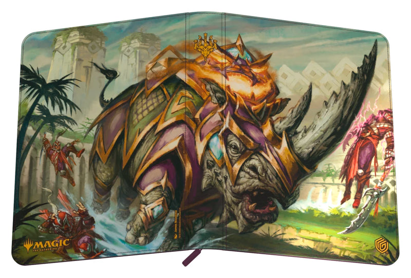 Ultimate Guard: 9-Pocket Zipfolio 360 Xenoskin - "Skirmish Rhino" MTG Tarkir Dragonstorm Binders & Pages Ultimate Guard