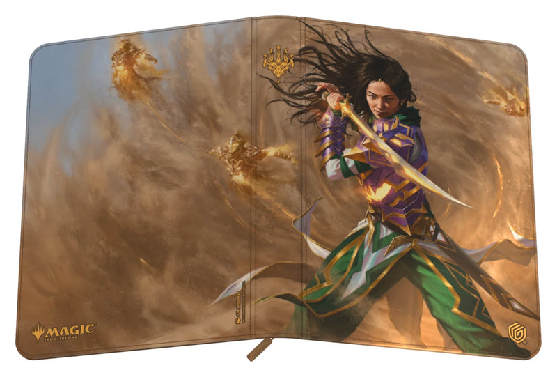 Ultimate Guard: 9-Pocket Zipfolio 360 Xenoskin - "Descendant of Storms" MTG Tarkir Dragonstorm Binders & Pages Ultimate Guard