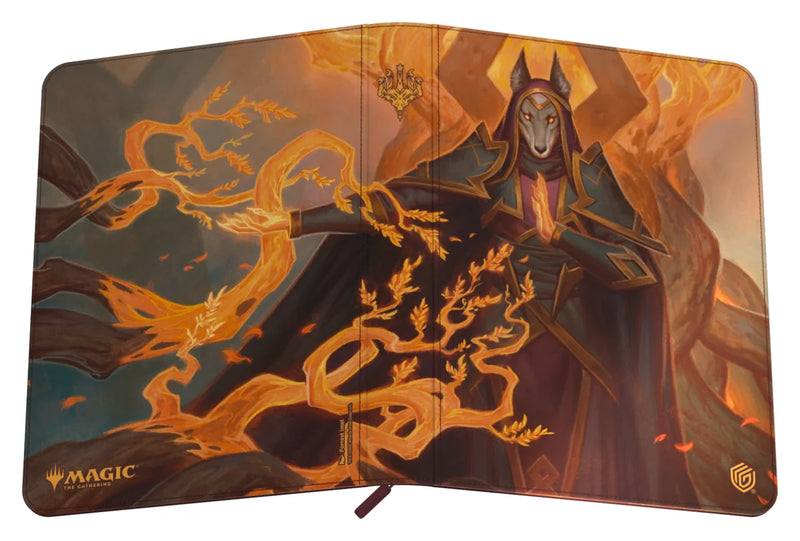 Ultimate Guard: 9-Pocket Zipfolio 360 Xenoskin - "Abzan Devotee" MTG Tarkir Dragonstorm Binders & Pages Ultimate Guard