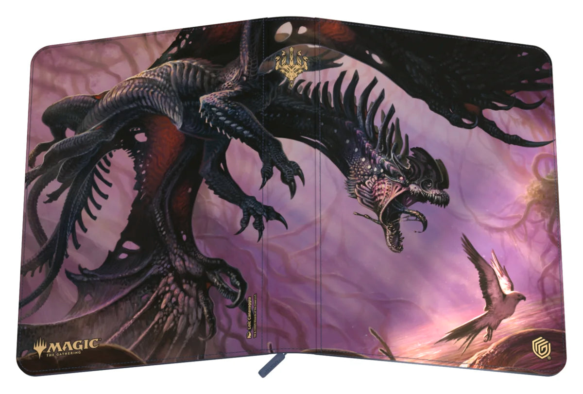 Ultimate Guard: 9-Pocket Zipfolio 360 Xenoskin - "Feral Deathgorger" MTG Tarkir Dragonstorm Binders & Pages Ultimate Guard