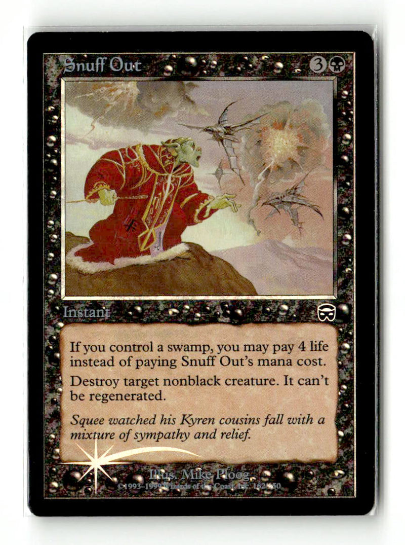 Snuff Out [Mercadian Masques] Foil - Scan (LB-068) High End MTG Single Magic: The Gathering
