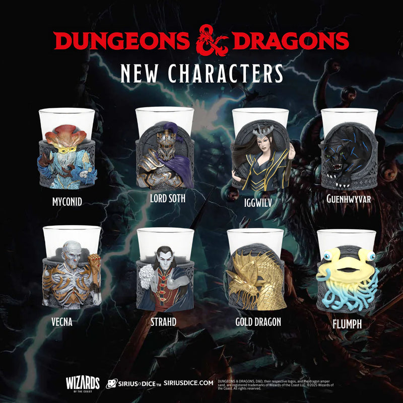 Sirius Dice: D&D Mini Dice Cups Series 2 - Mystery Box Mini 7-Die RPG Set w/Dice Cup Dice & Gaming Accessories Sirius Dice