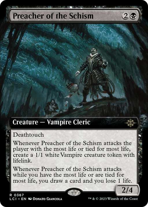 Preacher of the Schism (LCI-367) [The Lost Caverns of Ixalan] (Extended Art) MTG Single Wizards of the Coast
