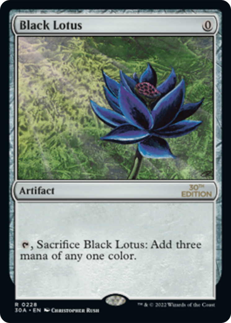 Black Lotus (30A-228) [30th Anniversary Edition] MTG Single Wizards of the Coast
