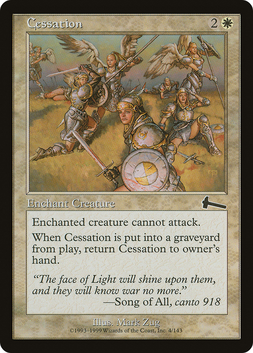 Cessation (ULG-004) [Urza's Legacy] MTG Single Wizards of the Coast