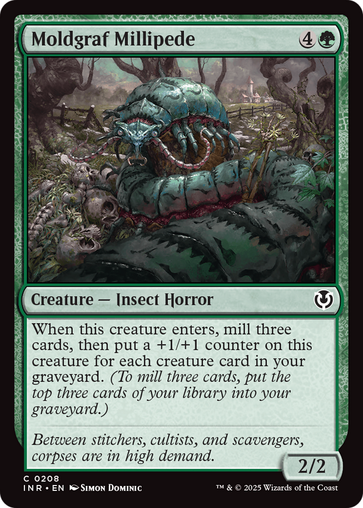 Moldgraf Millipede (INR-208) [Innistrad Remastered] Foil MTG Single Wizards of the Coast