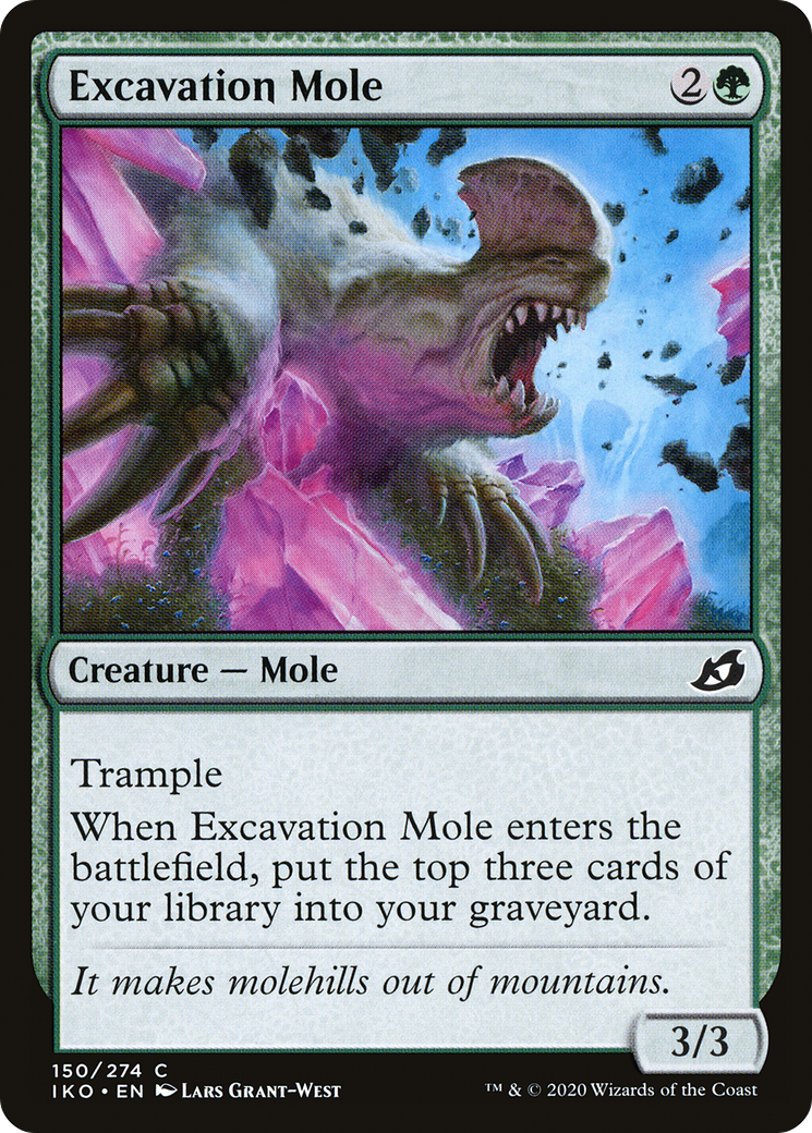 Excavation Mole (IKO-150) [Ikoria: Lair of Behemoths] MTG Single Wizards of the Coast