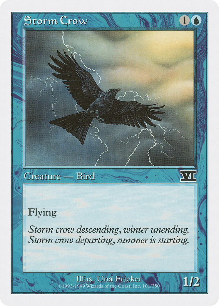 Storm Crow (6ED-101) [Classic Sixth Edition] MTG Single Wizards of the Coast