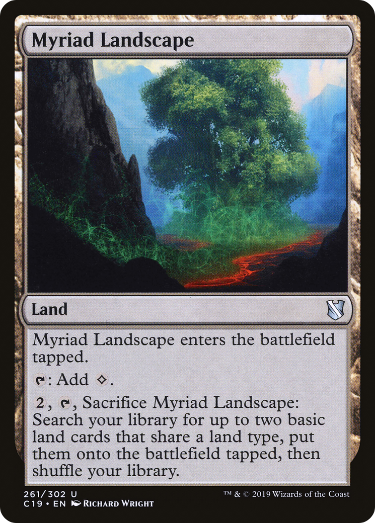 Myriad Landscape (C19-261) [Commander 2019] MTG Single Wizards of the Coast