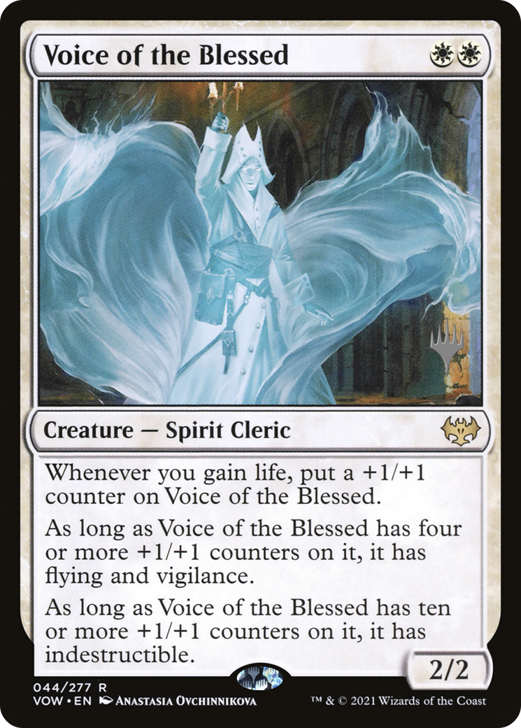 Voice of the Blessed (PPBRO-44P) [Innistrad: Crimson Vow Promos] MTG Single Wizards of the Coast