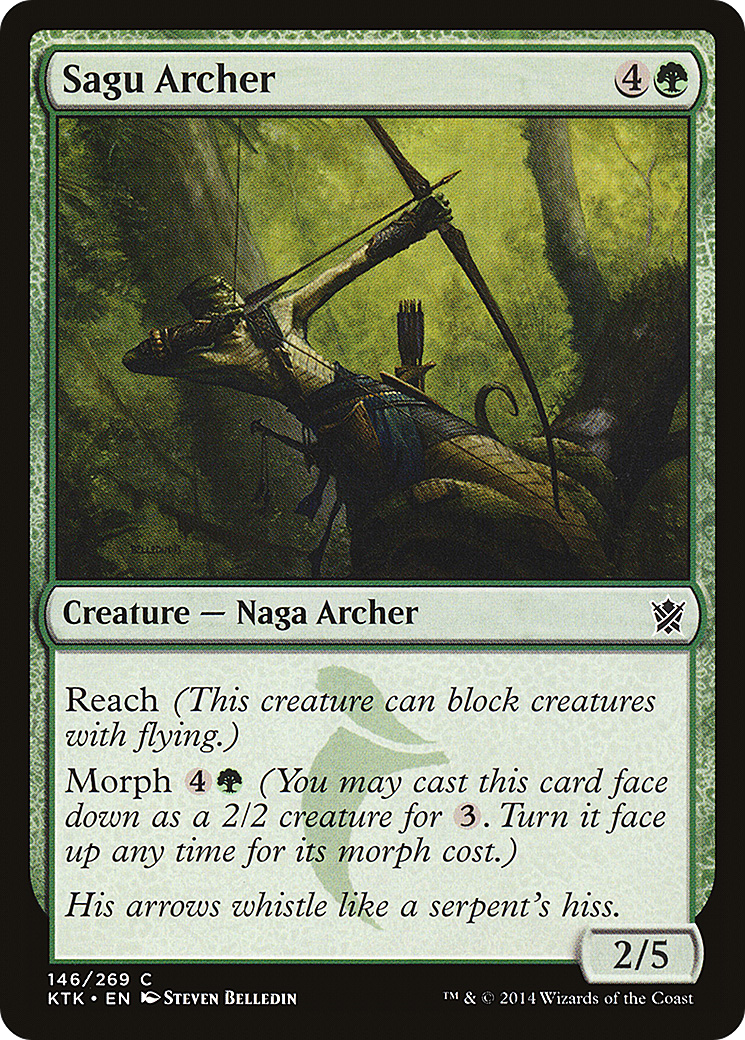 Sagu Archer (KTK-146) [Khans of Tarkir] MTG Single Wizards of the Coast
