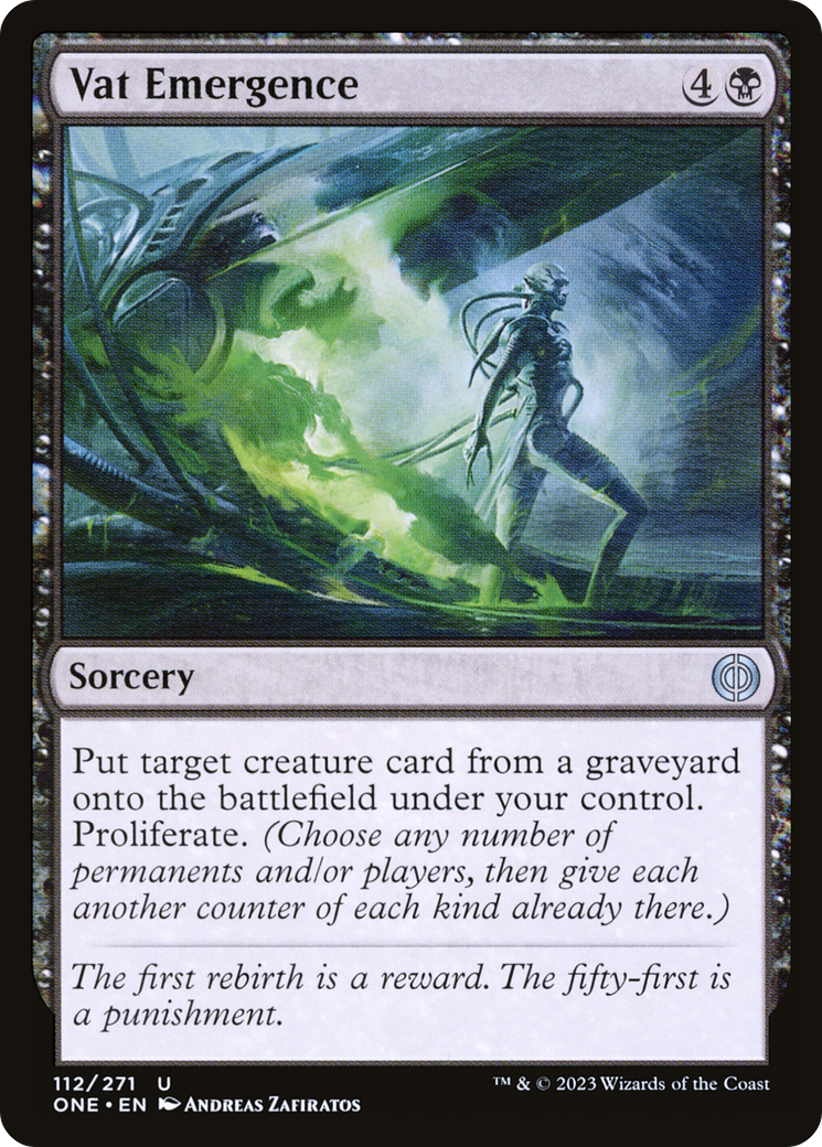 Vat Emergence (ONE-112) [Phyrexia: All Will Be One] Foil MTG Single Wizards of the Coast