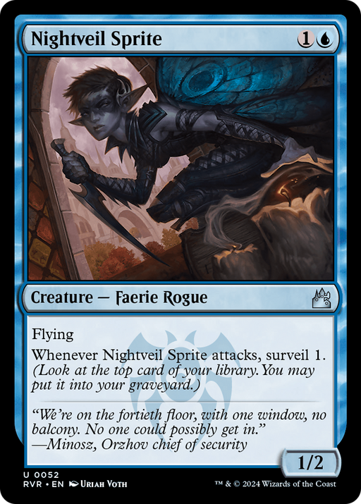 Nightveil Sprite (RVR-052) [Ravnica Remastered] MTG Single Wizards of the Coast