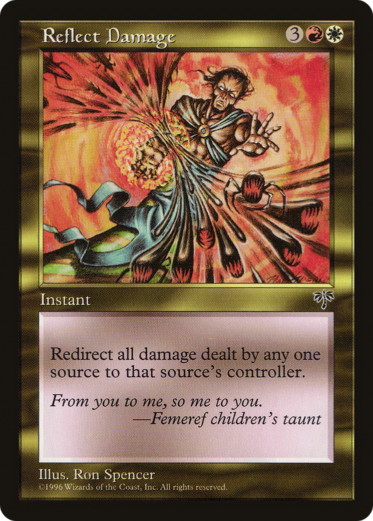Reflect Damage (MIR-277) [Mirage] MTG Single Wizards of the Coast