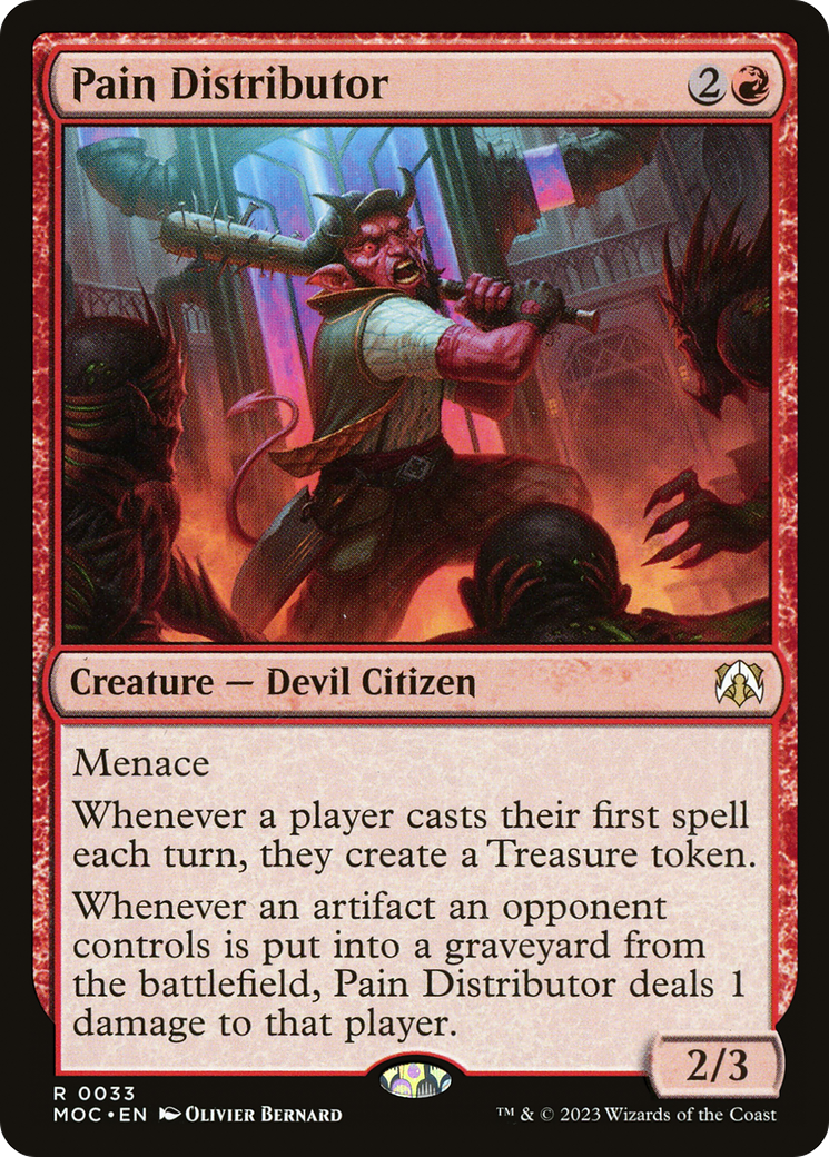Pain Distributor (MOC-033) [March of the Machine Commander] MTG Single Wizards of the Coast
