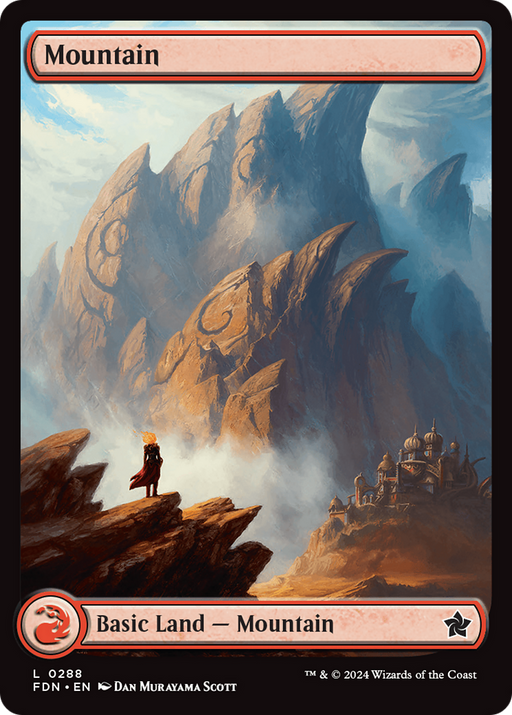Mountain (0288) (FDN-288) [Foundations] MTG Single Wizards of the Coast