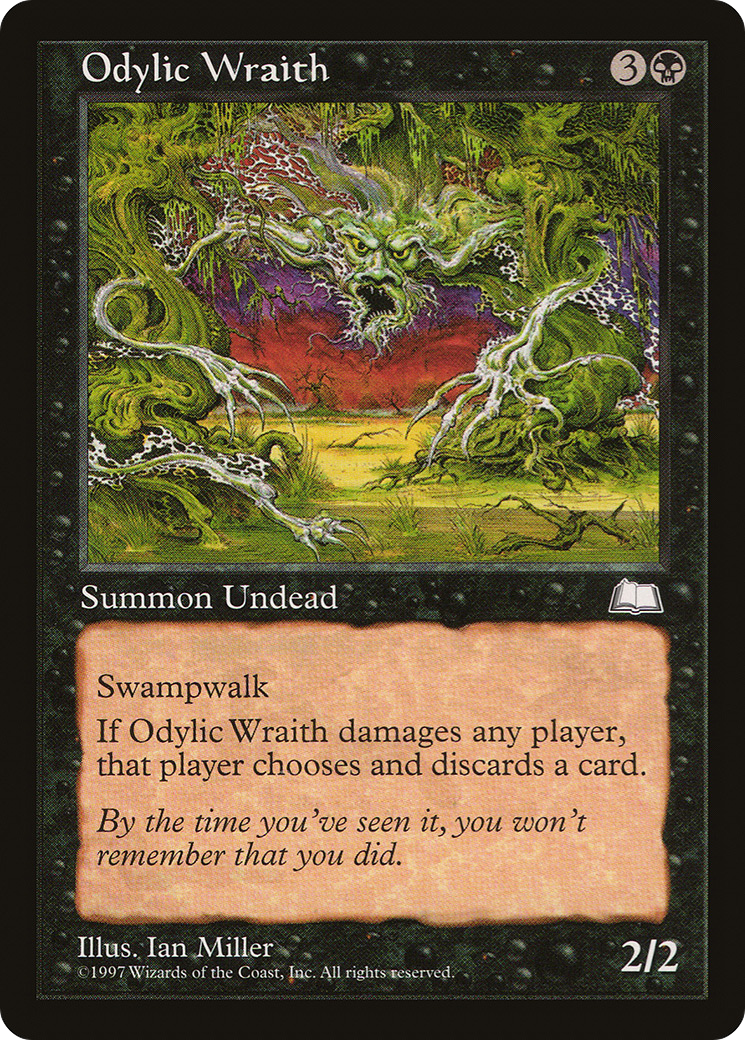 Odylic Wraith (WTH-077) [Weatherlight] MTG Single Wizards of the Coast