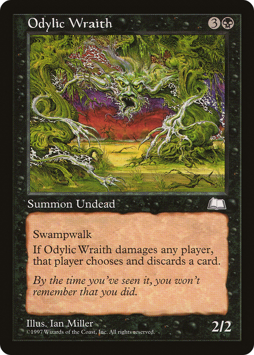 Odylic Wraith (WTH-077) [Weatherlight] MTG Single Wizards of the Coast